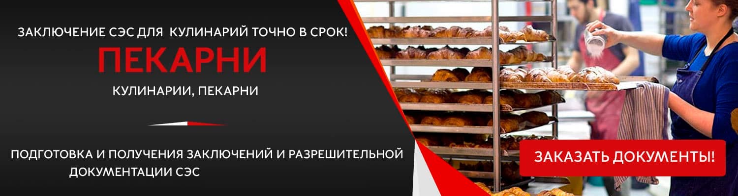 Документы для открытия пекарни в Протвино